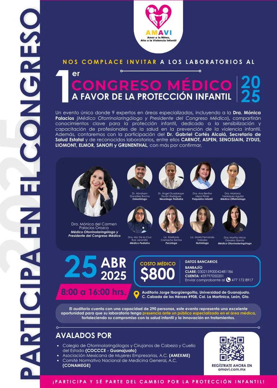 Invitación al congreso para los laboratorios
