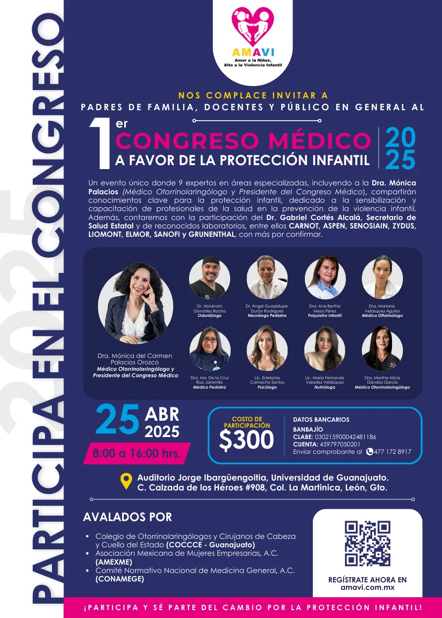 Invitación al congreso para padres de familia, docentes y público en general